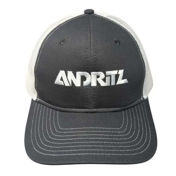 Andritz Snapback Trucker Hat Gray One Size Adjustable Embroidered Port Authority - Picture 1 of 10